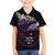 New Zealand Matariki Family Matching Puletasi and Hawaiian Shirt Maori New Year Silver Fern And Lizard - Purple