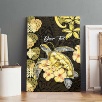 Personalised Aloha Hawaii Oahu Island Canvas Wall Art Gathering Place Sea Turtle Ilima Flowers LT14 - Polynesian Pride