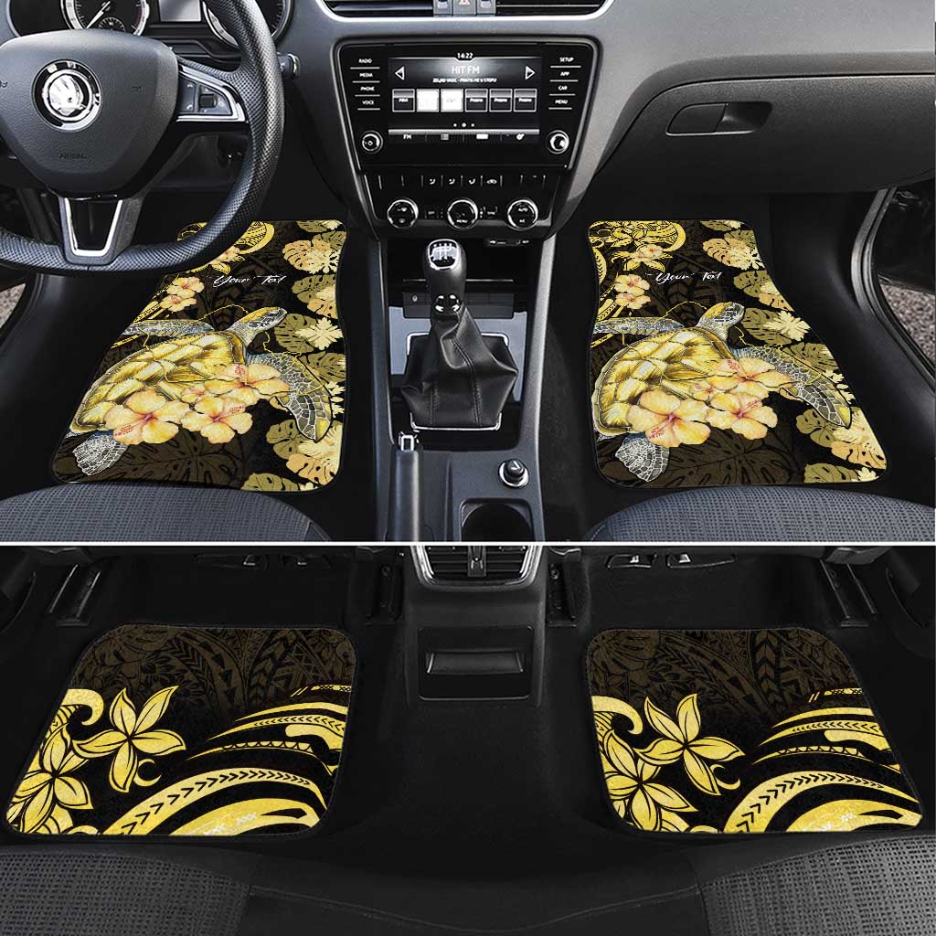 Personalised Aloha Hawaii Oahu Island Car Mats Gathering Place Sea Turtle Ilima Flowers