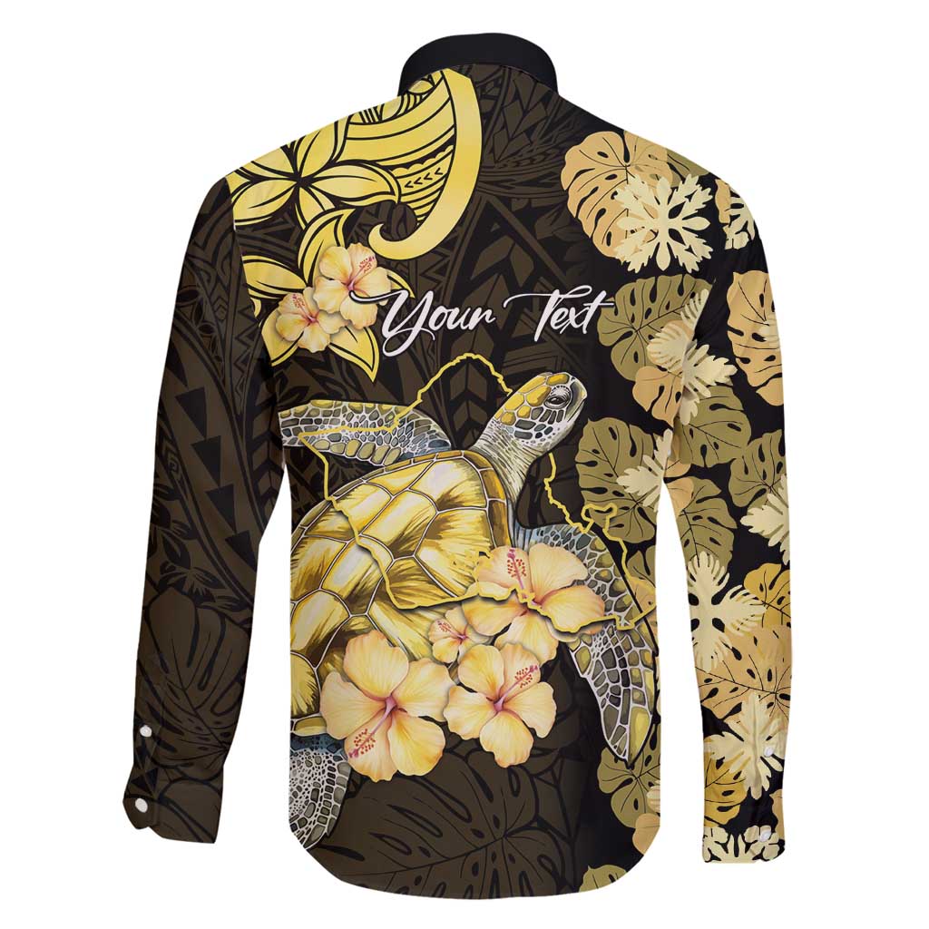 Personalised Aloha Hawaii Oahu Island Family Matching Summer Maxi Dress and Hawaiian Shirt Gathering Place Sea Turtle Ilima Flowers