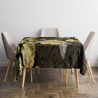 Personalised Aloha Hawaii Oahu Island Tablecloth Gathering Place Sea Turtle Ilima Flowers LT14 - Polynesian Pride