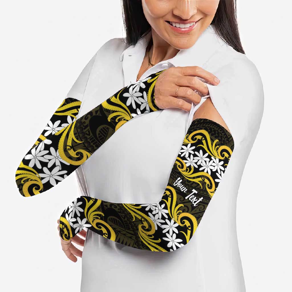 Personalised Cook Islands Aitutaki Arm Sleeves Tiare Maori Polynesian Waves Tattoo LT14 - Polynesian Pride