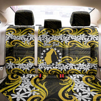 Personalised Cook Islands Aitutaki Back Car Seat Cover Tiare Maori Polynesian Waves Tattoo LT14 - Polynesian Pride