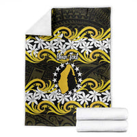 Personalised Cook Islands Aitutaki Blanket Tiare Maori Polynesian Waves Tattoo LT14 - Polynesian Pride
