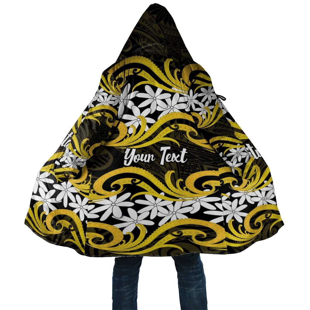 Personalised Cook Islands Aitutaki Cloak Tiare Maori Polynesian Waves Tattoo LT14 Unisex Yellow - Polynesian Pride