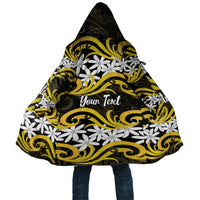Personalised Cook Islands Aitutaki Cloak Tiare Maori Polynesian Waves Tattoo LT14 Unisex Yellow - Polynesian Pride