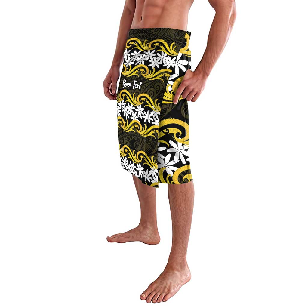 Personalised Cook Islands Aitutaki Lavalava Tiare Maori Polynesian Waves Tattoo LT14 - Polynesian Pride