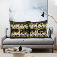 Personalised Cook Islands Aitutaki Pillow Cover Tiare Maori Polynesian Waves Tattoo LT14 - Polynesian Pride