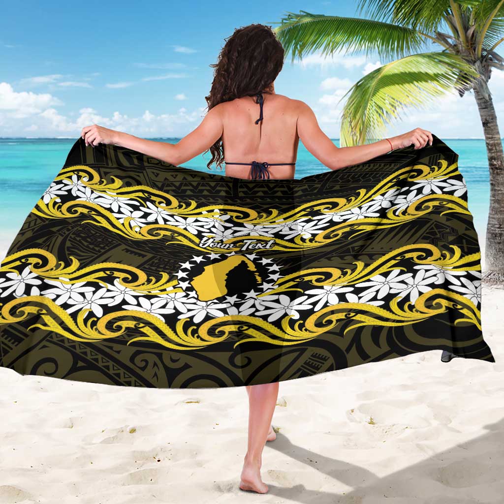 Personalised Cook Islands Aitutaki Sarong Tiare Maori Polynesian Waves Tattoo LT14 - Polynesian Pride
