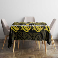 Personalised Cook Islands Aitutaki Tablecloth Tiare Maori Polynesian Waves Tattoo LT14 - Polynesian Pride