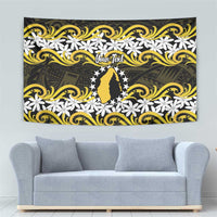 Personalised Cook Islands Aitutaki Tapestry Tiare Maori Polynesian Waves Tattoo