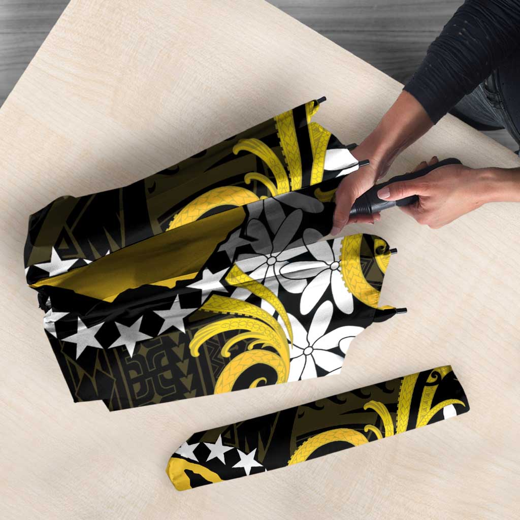 Personalised Cook Islands Aitutaki Umbrella Tiare Maori Polynesian Waves Tattoo LT14 - Polynesian Pride