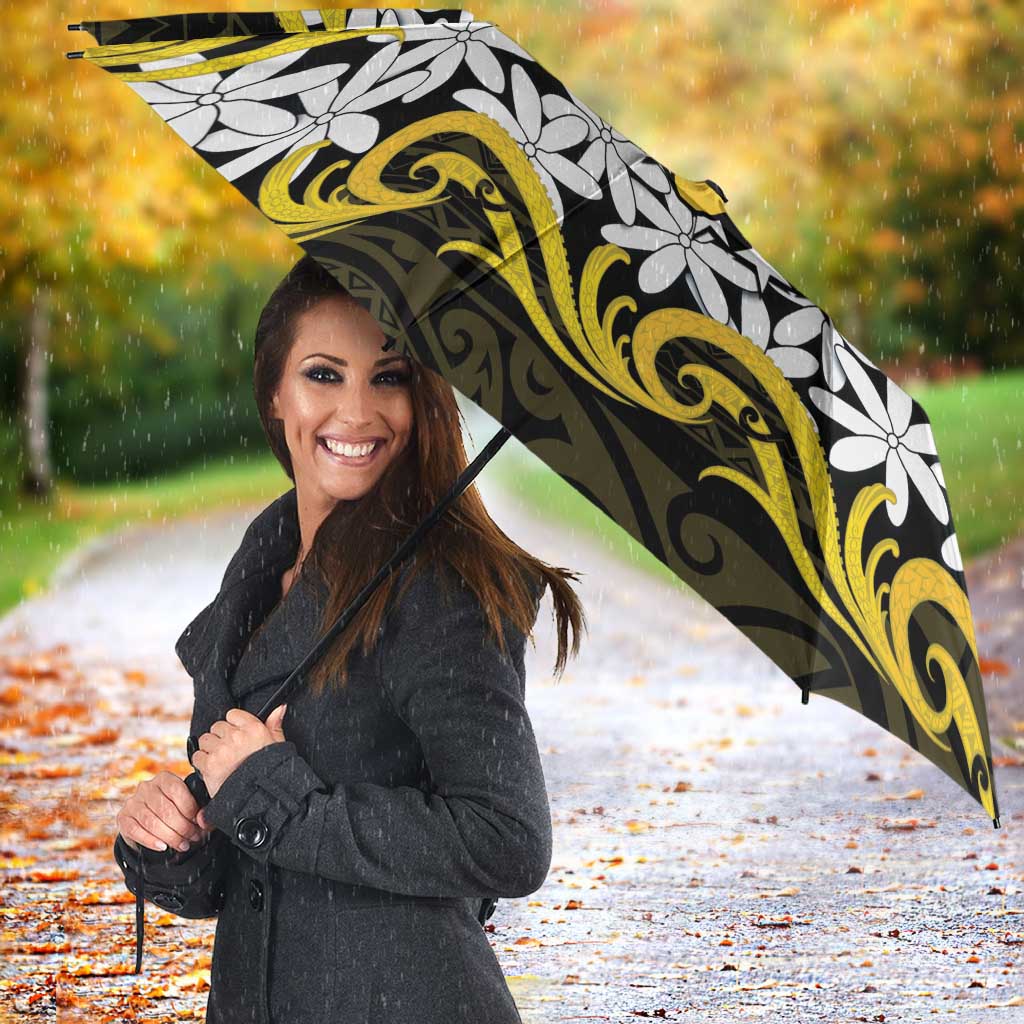 Personalised Cook Islands Aitutaki Umbrella Tiare Maori Polynesian Waves Tattoo LT14 - Polynesian Pride