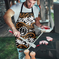 Personalised Cook Islands Rakahanga Apron Tiare Maori Polynesian Waves Tattoo LT14 - Polynesian Pride