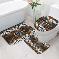 Personalised Cook Islands Rakahanga Bathroom Set Tiare Maori Polynesian Waves Tattoo LT14 - Polynesian Pride