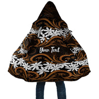 Personalised Cook Islands Rakahanga Cloak Tiare Maori Polynesian Waves Tattoo LT14 Unisex Orange - Polynesian Pride