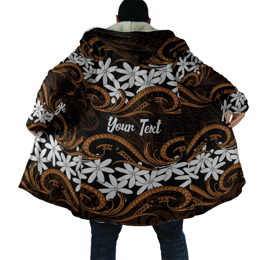 Personalised Cook Islands Rakahanga Cloak Tiare Maori Polynesian Waves Tattoo LT14 - Polynesian Pride
