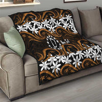Personalised Cook Islands Rakahanga Quilt Tiare Maori Polynesian Waves Tattoo LT14 - Polynesian Pride