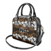 Personalised Cook Islands Rakahanga Shoulder Handbag Tiare Maori Polynesian Waves Tattoo LT14 - Polynesian Pride