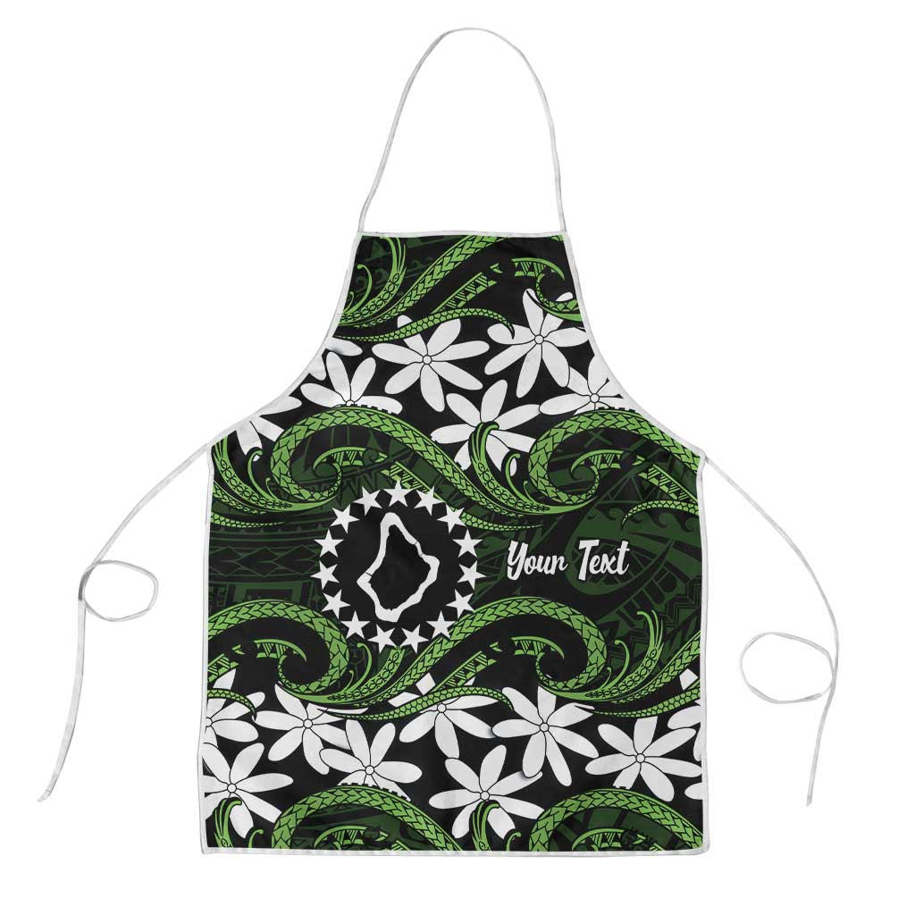 Personalised Cook Islands Palmerston Apron Tiare Maori Polynesian Waves Tattoo