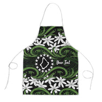 Personalised Cook Islands Palmerston Apron Tiare Maori Polynesian Waves Tattoo LT14 Green - Polynesian Pride