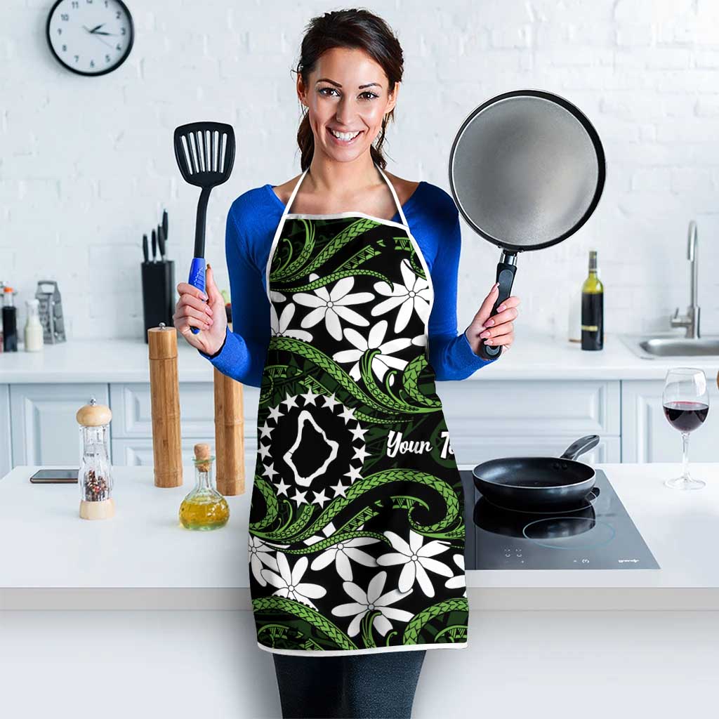 Personalised Cook Islands Palmerston Apron Tiare Maori Polynesian Waves Tattoo LT14 - Polynesian Pride