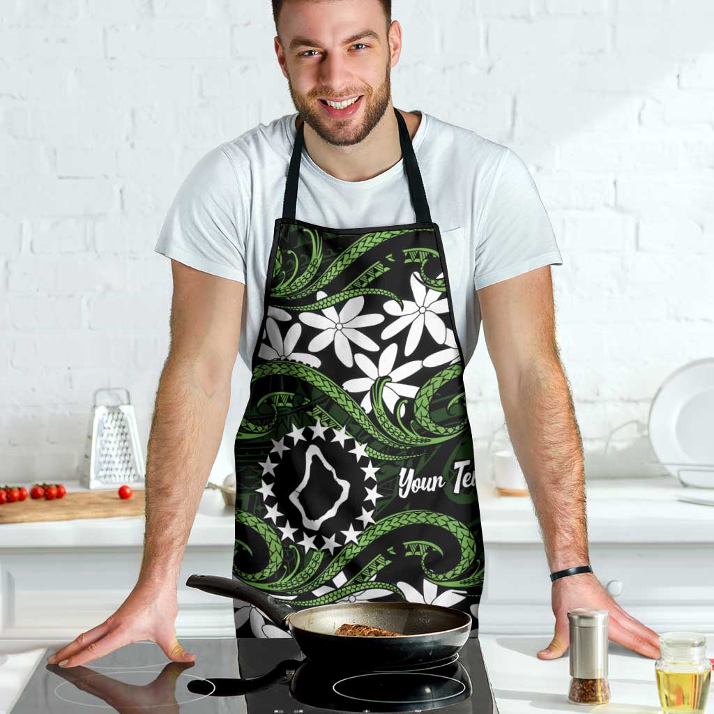 Personalised Cook Islands Palmerston Apron Tiare Maori Polynesian Waves Tattoo LT14 - Polynesian Pride