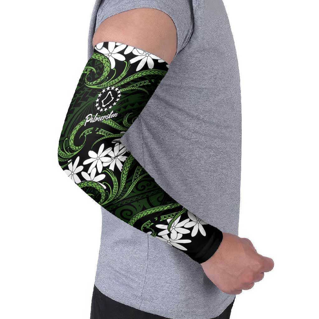 Personalised Cook Islands Palmerston Arm Sleeves Tiare Maori Polynesian Waves Tattoo LT14 - Polynesian Pride