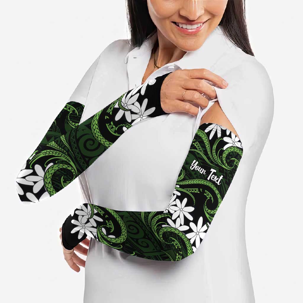 Personalised Cook Islands Palmerston Arm Sleeves Tiare Maori Polynesian Waves Tattoo LT14 - Polynesian Pride