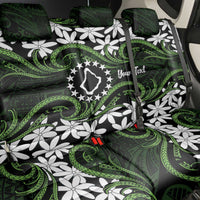 Personalised Cook Islands Palmerston Back Car Seat Cover Tiare Maori Polynesian Waves Tattoo LT14 - Polynesian Pride