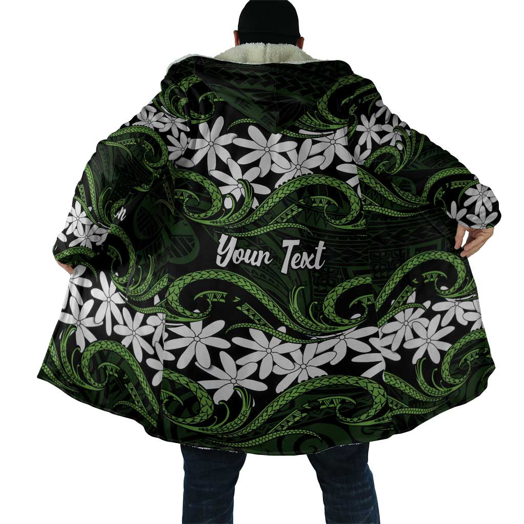 Personalised Cook Islands Palmerston Cloak Tiare Maori Polynesian Waves Tattoo LT14 - Polynesian Pride
