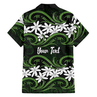 Personalised Cook Islands Palmerston Family Matching Mermaid Dress and Hawaiian Shirt Tiare Maori Polynesian Waves Tattoo