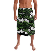 Personalised Cook Islands Palmerston Lavalava Tiare Maori Polynesian Waves Tattoo