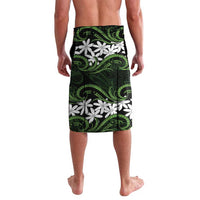 Personalised Cook Islands Palmerston Lavalava Tiare Maori Polynesian Waves Tattoo
