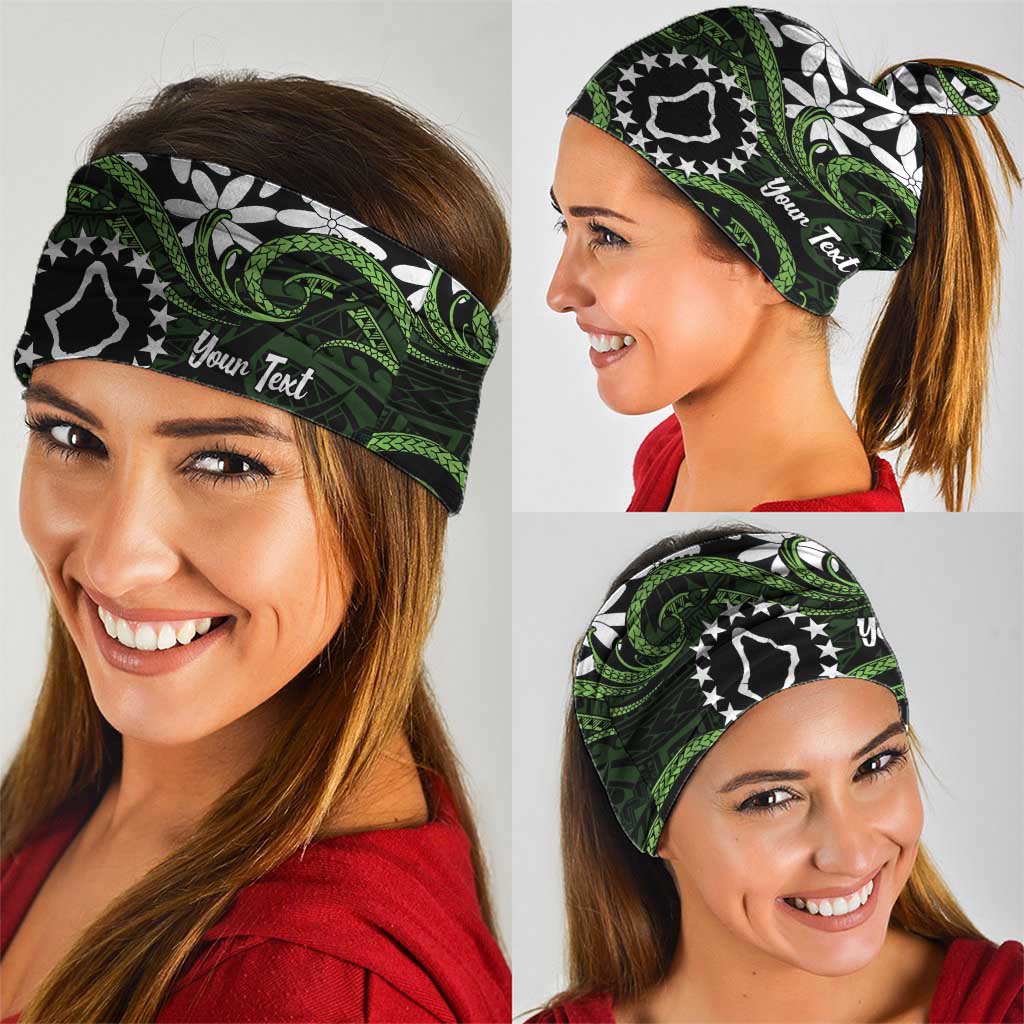 Personalised Cook Islands Palmerston Neck Gaiter Tiare Maori Polynesian Waves Tattoo LT14 - Polynesian Pride