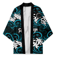 Personalised Cook Islands Penrhyn Atoll Kimono Tiare Maori Polynesian Waves Tattoo