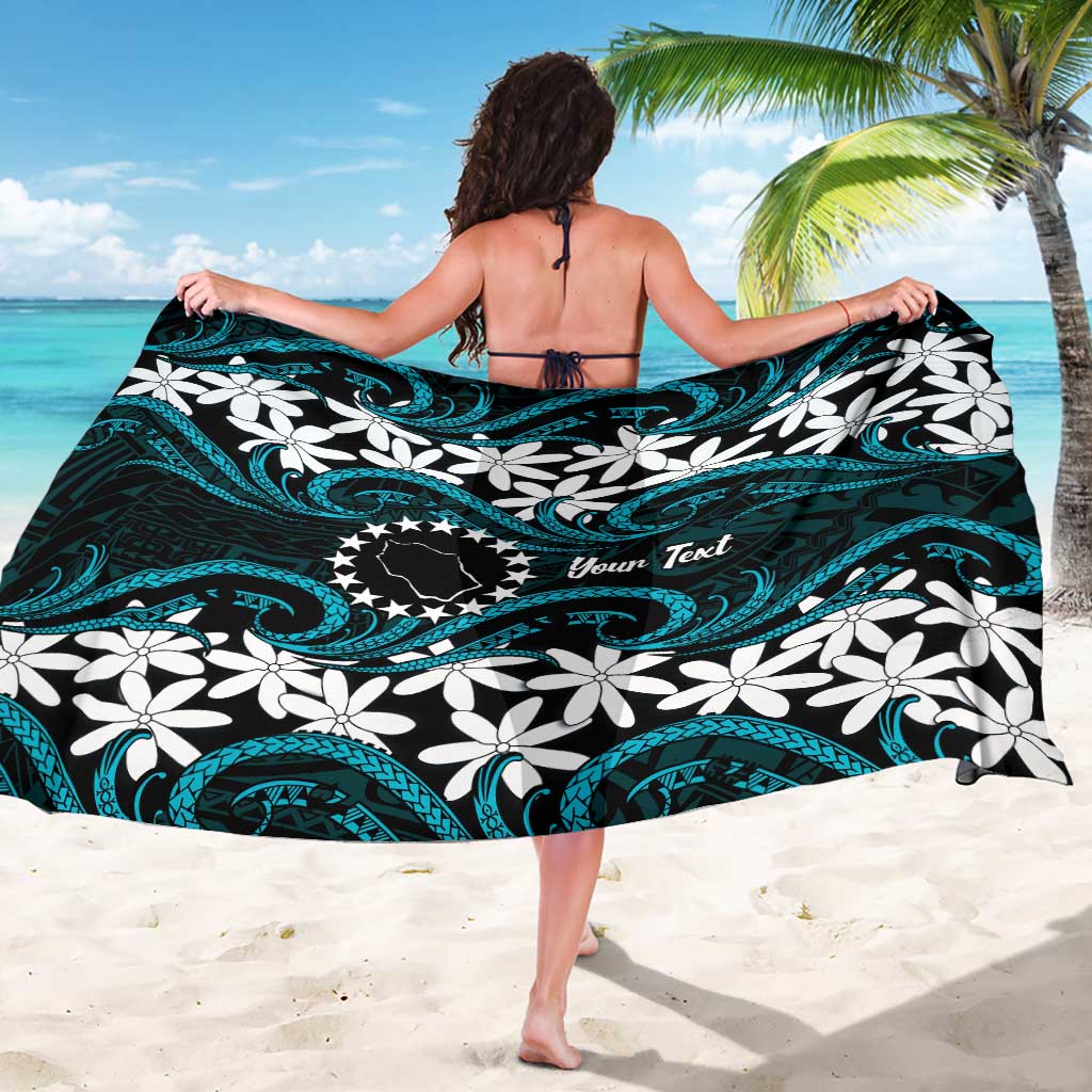 Personalised Cook Islands Penrhyn Atoll Sarong Tiare Maori Polynesian Waves Tattoo LT14 - Polynesian Pride