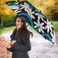 Personalised Cook Islands Penrhyn Atoll Umbrella Tiare Maori Polynesian Waves Tattoo LT14 - Polynesian Pride