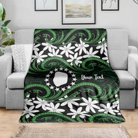 Personalised Cook Islands Mitiaro Blanket Tiare Maori Polynesian Waves Tattoo LT14 - Polynesian Pride