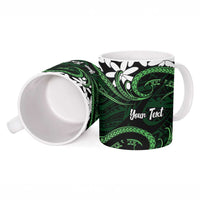 Personalised Cook Islands Mitiaro Ceramic Mug Tiare Maori Polynesian Waves Tattoo LT14 - Polynesian Pride