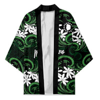 Personalised Cook Islands Mitiaro Kimono Tiare Maori Polynesian Waves Tattoo