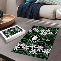 Personalised Cook Islands Mitiaro Puzzle Tiare Maori Polynesian Waves Tattoo LT14 - Polynesian Pride