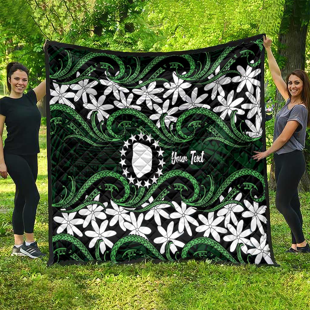 Personalised Cook Islands Mitiaro Quilt Tiare Maori Polynesian Waves Tattoo LT14 - Polynesian Pride