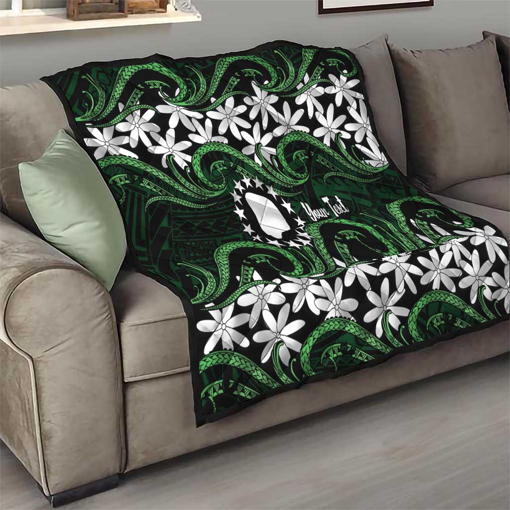 Personalised Cook Islands Mitiaro Quilt Tiare Maori Polynesian Waves Tattoo LT14 - Polynesian Pride
