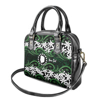 Personalised Cook Islands Mitiaro Shoulder Handbag Tiare Maori Polynesian Waves Tattoo LT14 - Polynesian Pride