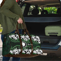 Personalised Cook Islands Mitiaro Travel Bag Tiare Maori Polynesian Waves Tattoo LT14 - Polynesian Pride