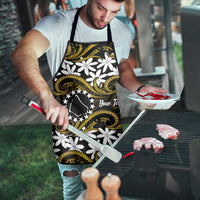 Personalised Cook Islands Manihiki Apron Tiare Maori Polynesian Waves Tattoo LT14 - Polynesian Pride