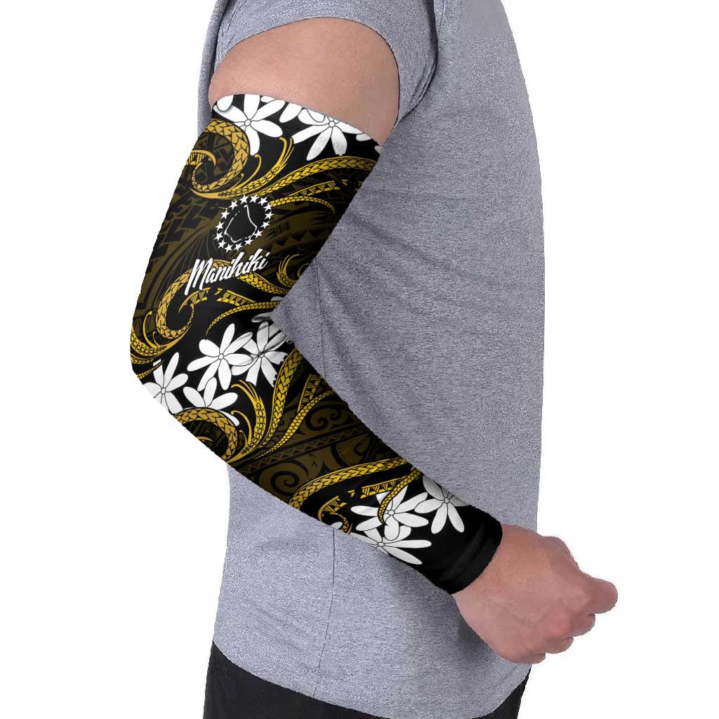 Personalised Cook Islands Manihiki Arm Sleeves Tiare Maori Polynesian Waves Tattoo LT14 - Polynesian Pride