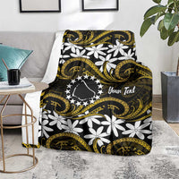 Personalised Cook Islands Manihiki Blanket Tiare Maori Polynesian Waves Tattoo LT14 - Polynesian Pride