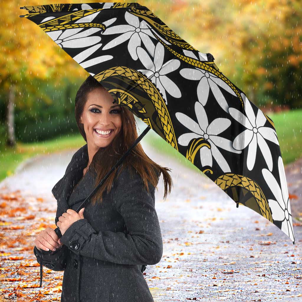 Personalised Cook Islands Manihiki Umbrella Tiare Maori Polynesian Waves Tattoo LT14 - Polynesian Pride